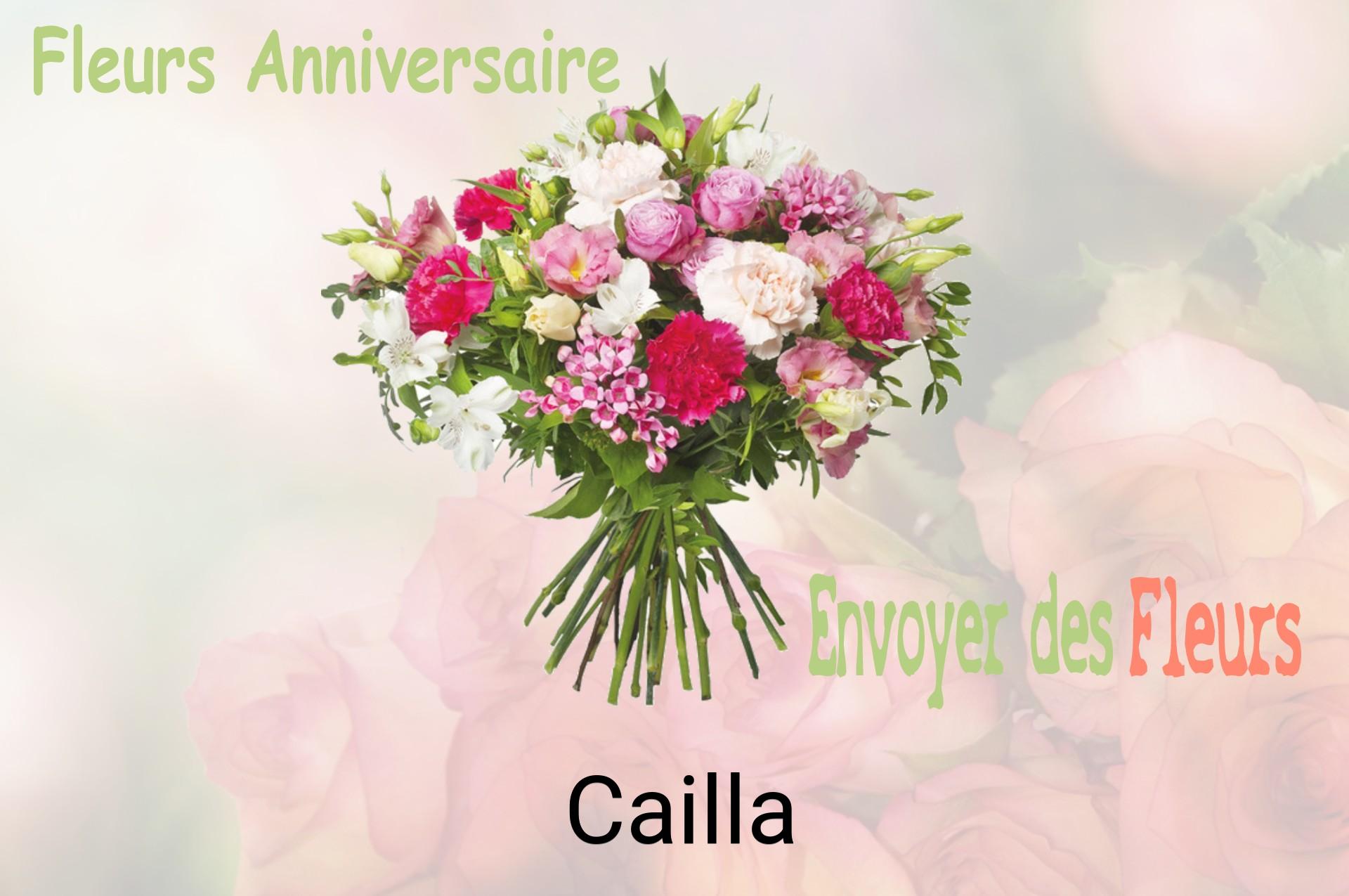 Bouquet de fleurs d’anniversaire livré à Cailla